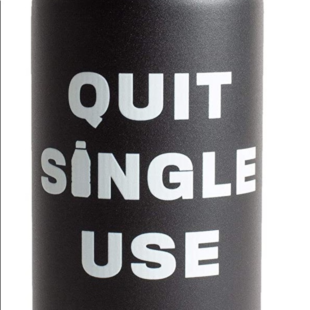 UNITED BY BLUE , Quit Single Use 32 oz Steel Water Bottle, NEW Thermos,